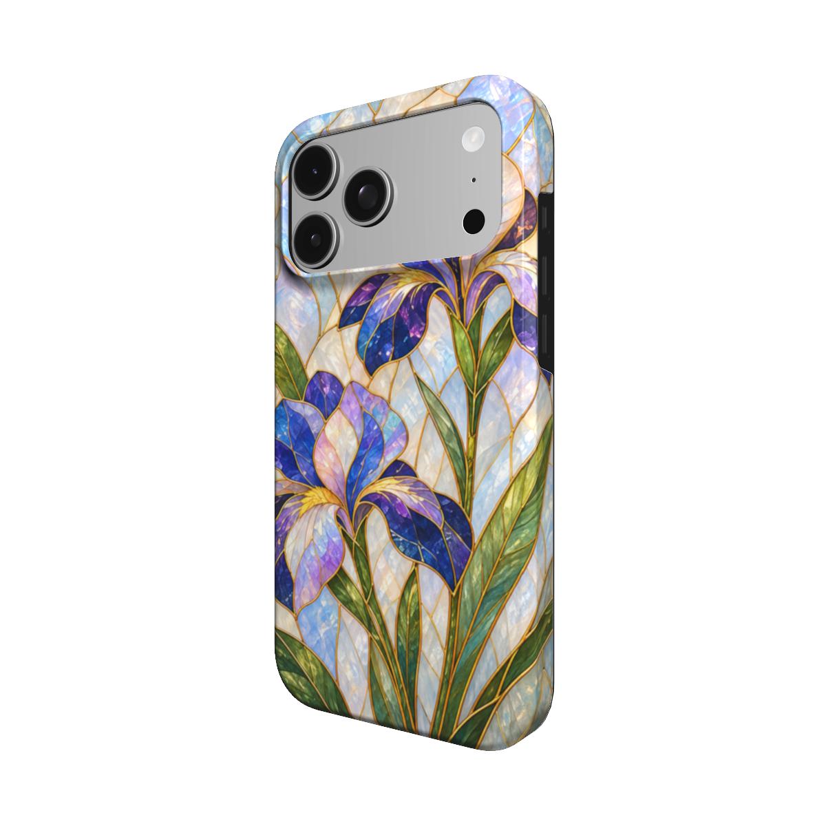 Gilded Iris | Stained Glass Iris MagSafe iPhone Case