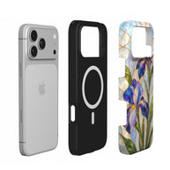 Gilded Iris | Stained Glass Iris MagSafe iPhone Case