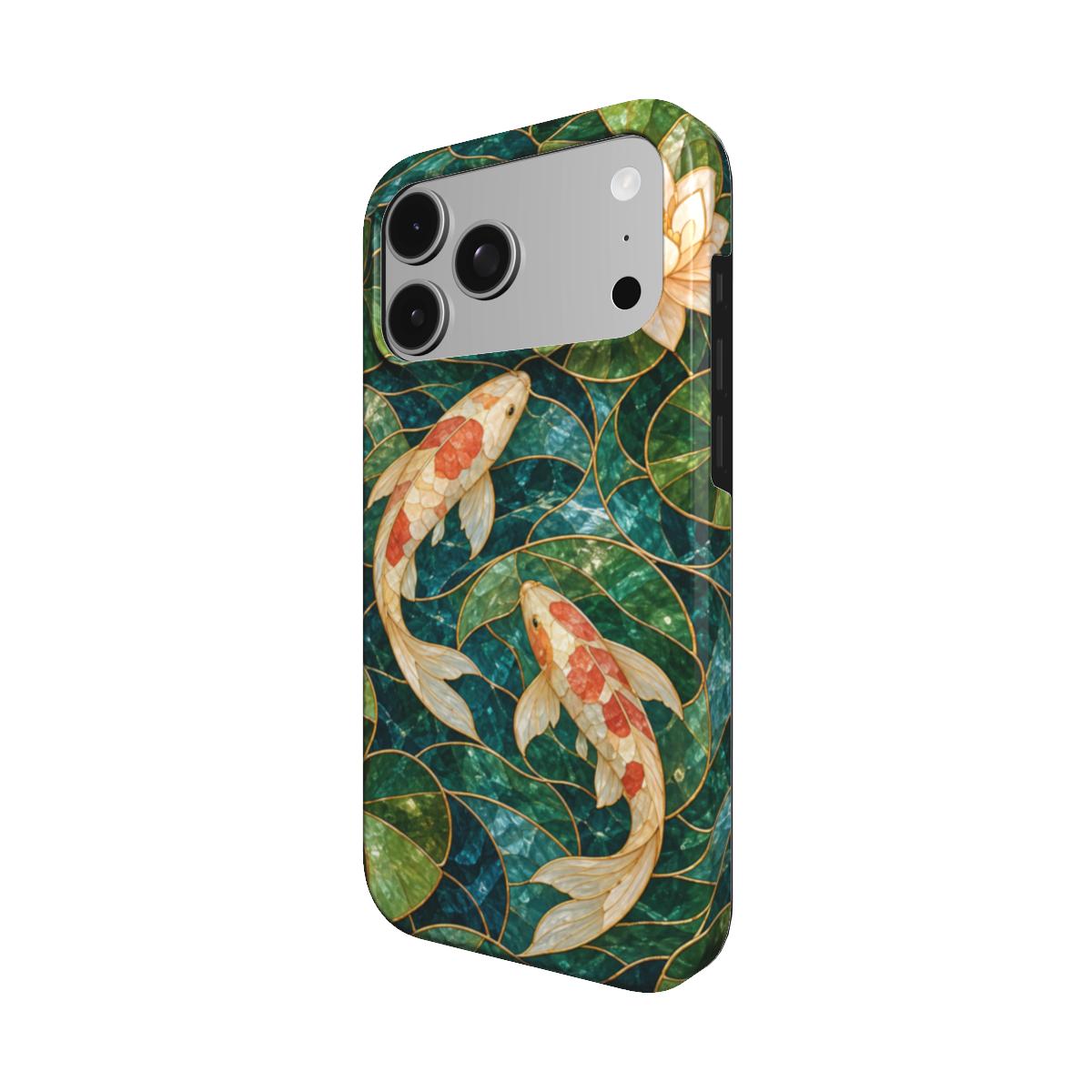 Koi Mosaic | Stained Glass Koi MagSafe iPhone Case