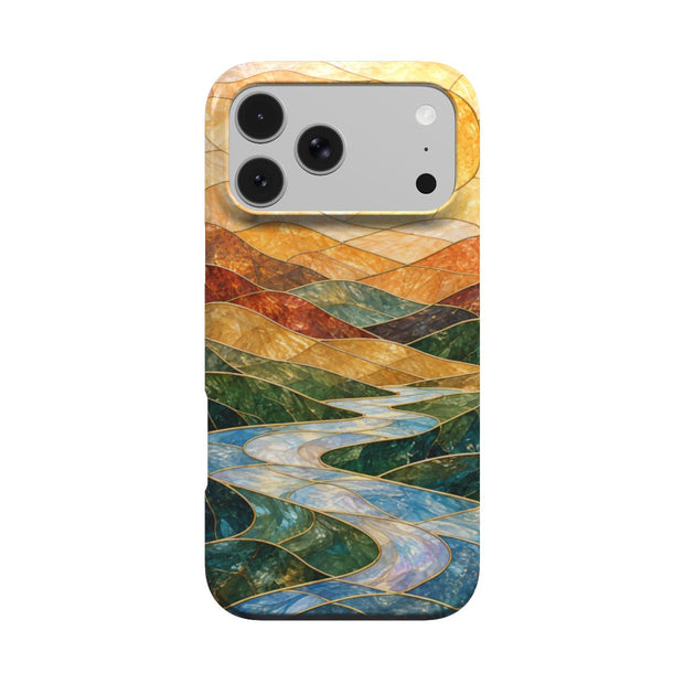 Riverlight | Stained Glass Landscape MagSafe iPhone Case