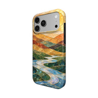 Riverlight | Stained Glass Landscape MagSafe iPhone Case