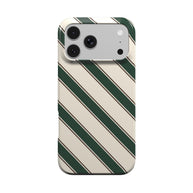 Heritage | Green & Ivory Striped MagSafe iPhone Case