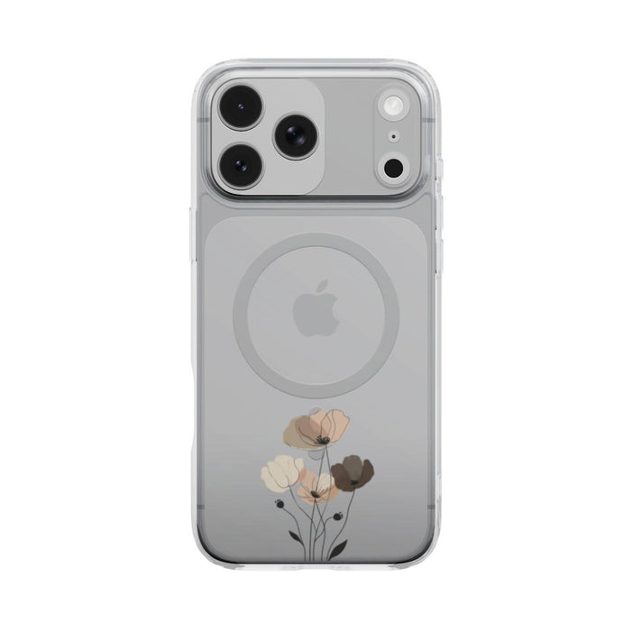 Little Bloom | Minimal Floral MagSafe Clear iPhone Case