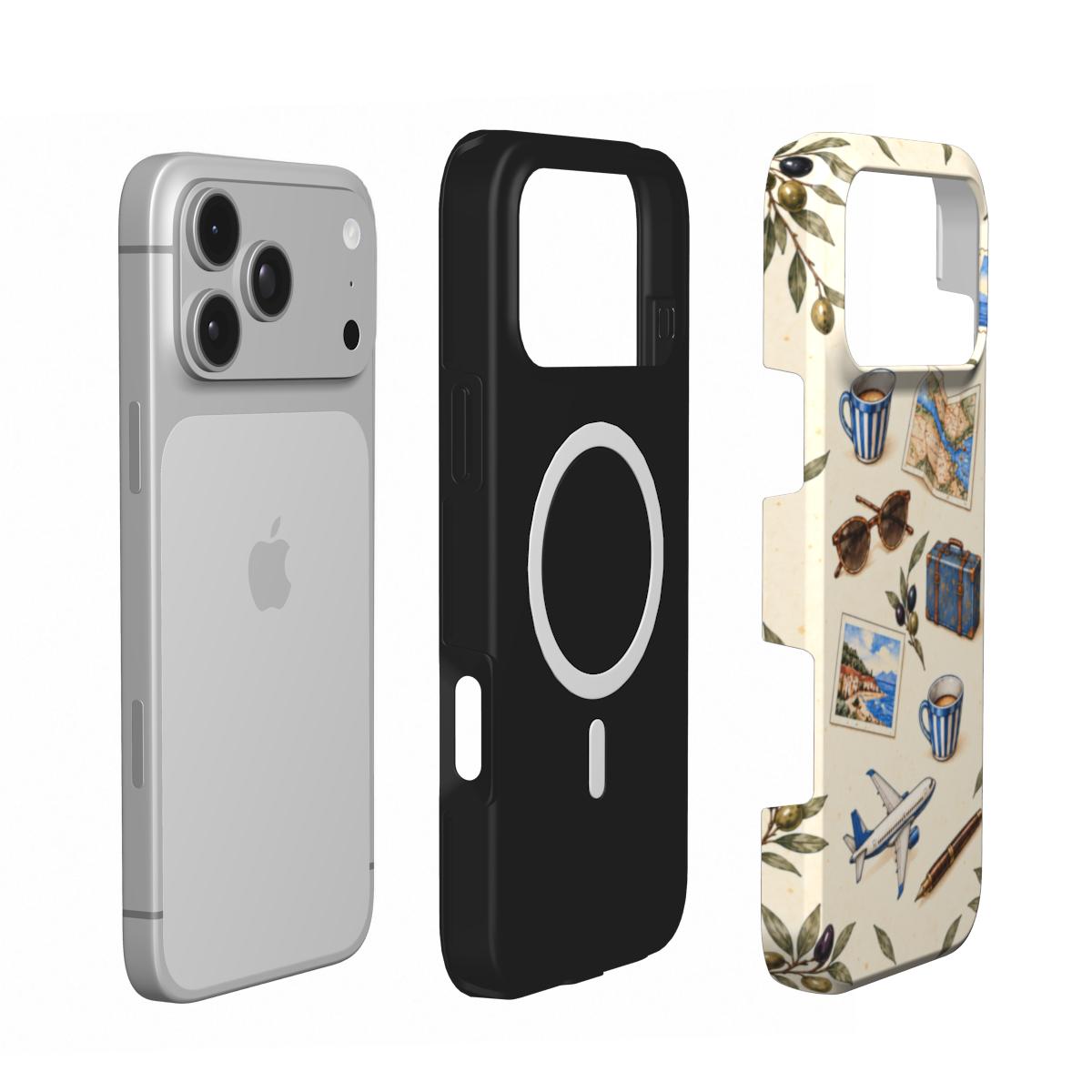 The Wanderer | Travel Collage MagSafe iPhone Case