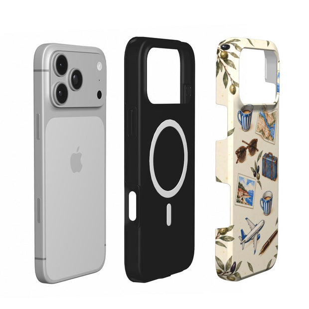 The Wanderer | Travel Collage MagSafe iPhone Case