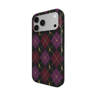 Midnight Argyle | Celestial Argyle MagSafe iPhone Case