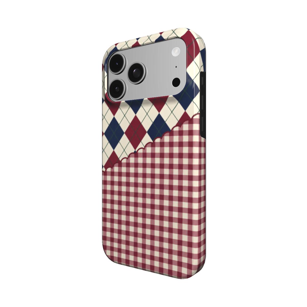 Prep Patch | Argyle & Gingham MagSafe iPhone Case