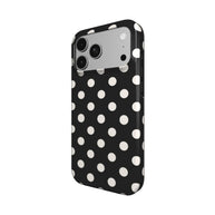 Ballroom | Black Cream Polka Dot MagSafe iPhone Case