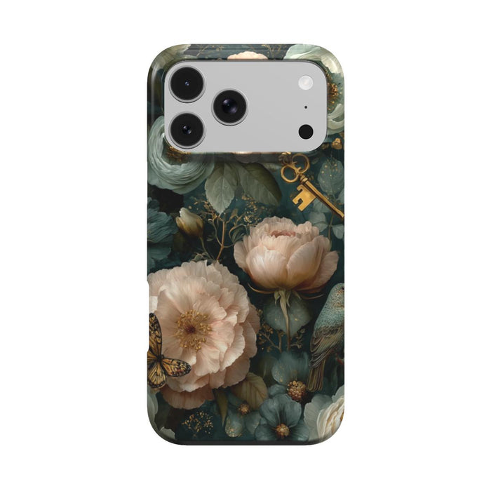 The Keeper's Key | Dark Botanical Secret Garden MagSafe iPhone Case