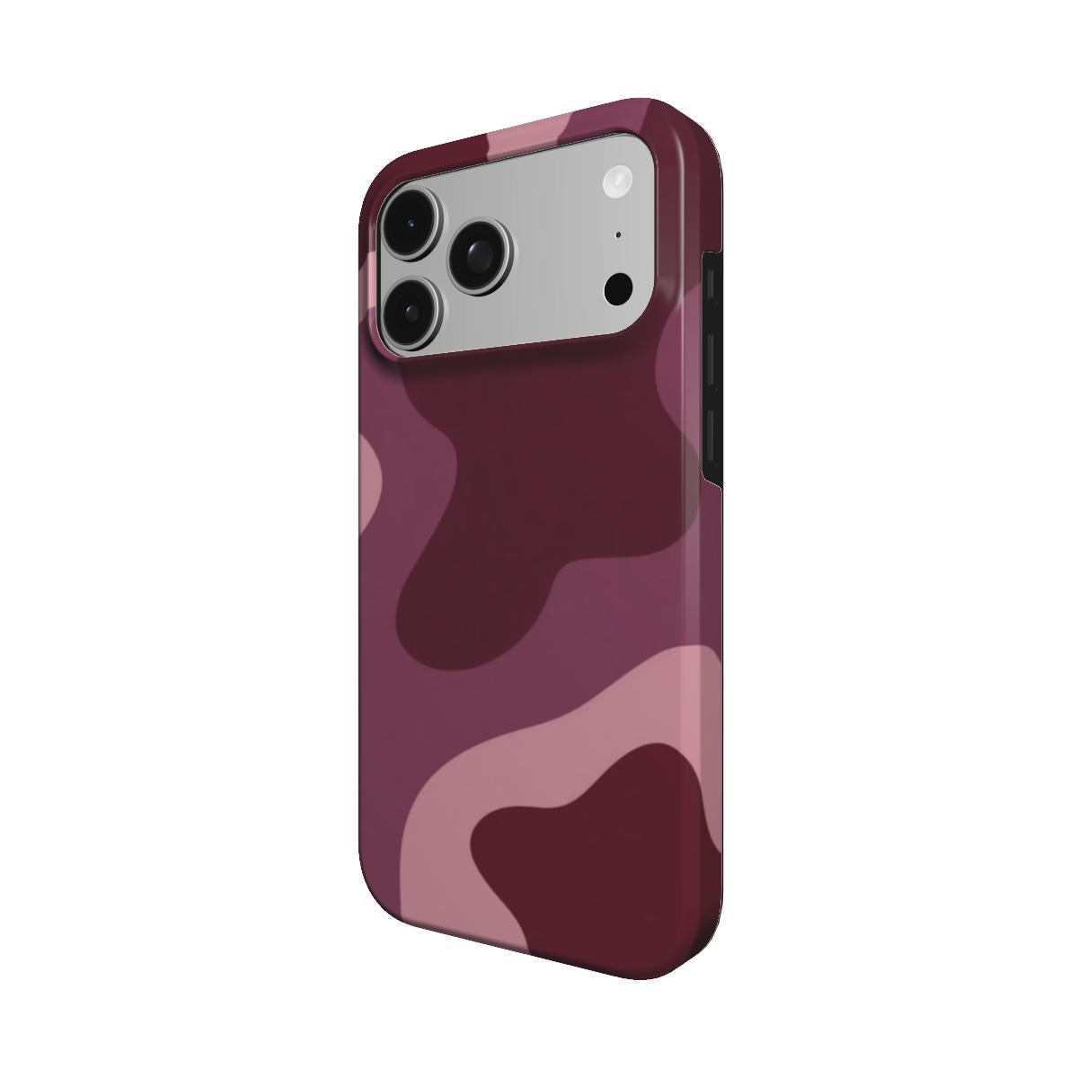 Granatrot | Burgundy Camo Abstract MagSafe iPhone Case