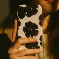 Black Dahlia | Dark Floral MagSafe iPhone Case