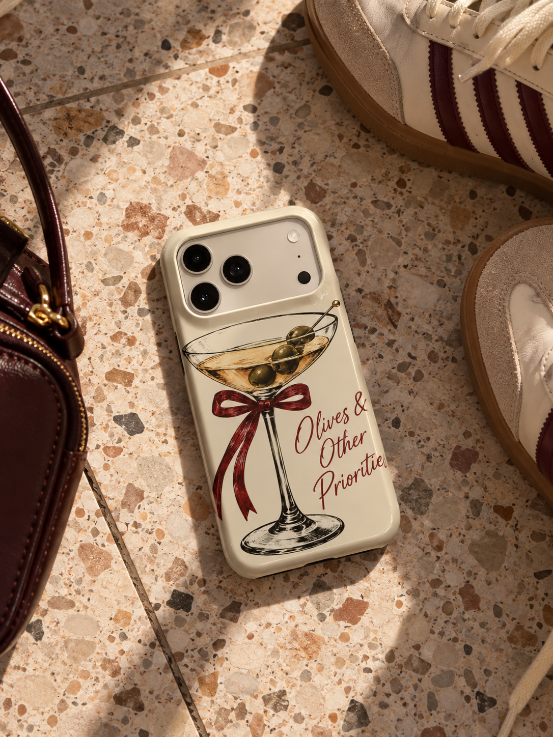 Olive First | Vintage Martini MagSafe iPhone Case