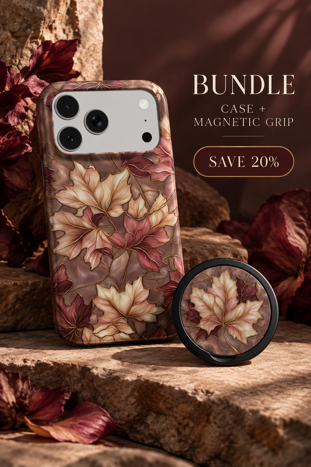 Case and Magnetic Grip