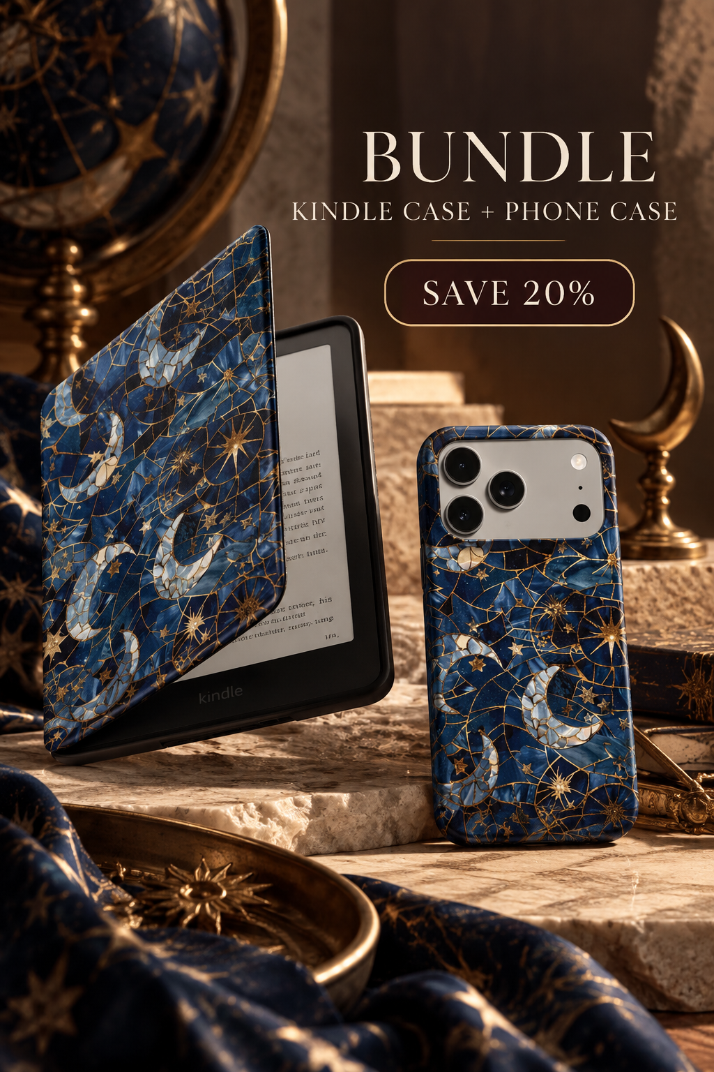 Phone Case and Kindle Case