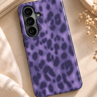 Wildcat | Purple Leopard Print Magnetic Samsung Galaxy Case