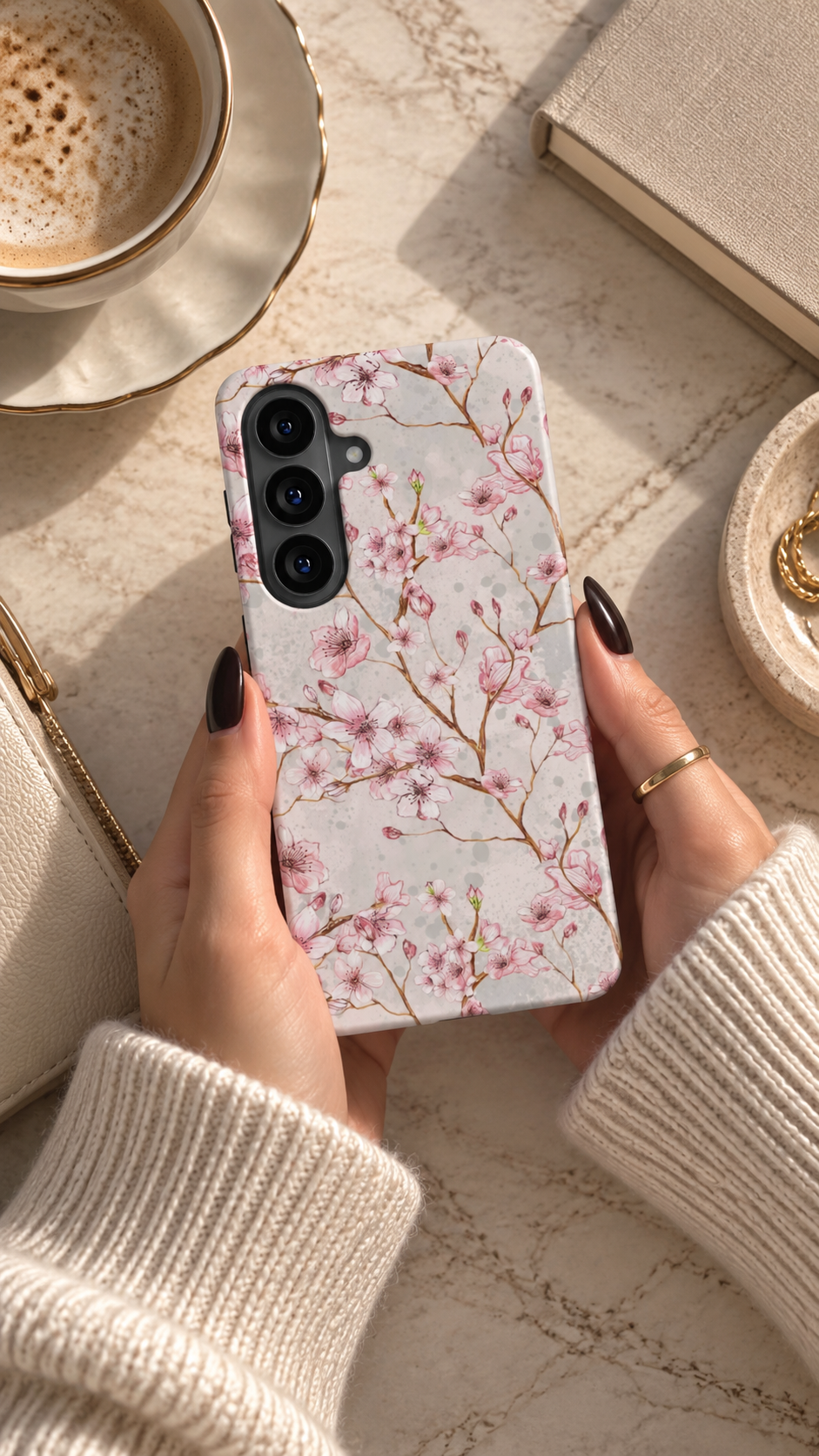 Sakura Dream | Pink Cherry Blossom Magnetic Samsung Galaxy Case