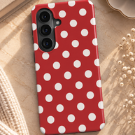 Soda Pop | Red & Ivory Polka Dot Magnetic Samsung Galaxy Case