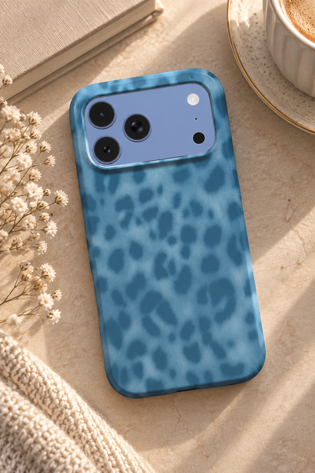 Icebreaker | Icy Blue Leopard MagSafe iPhone Case