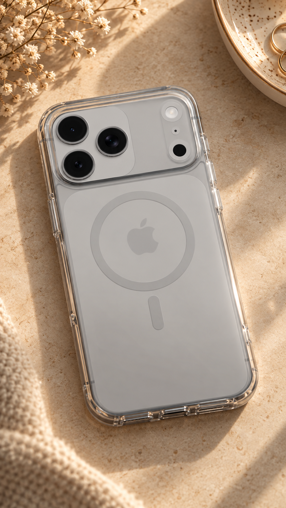 Clear Intentions | Clear MagSafe iPhone Case