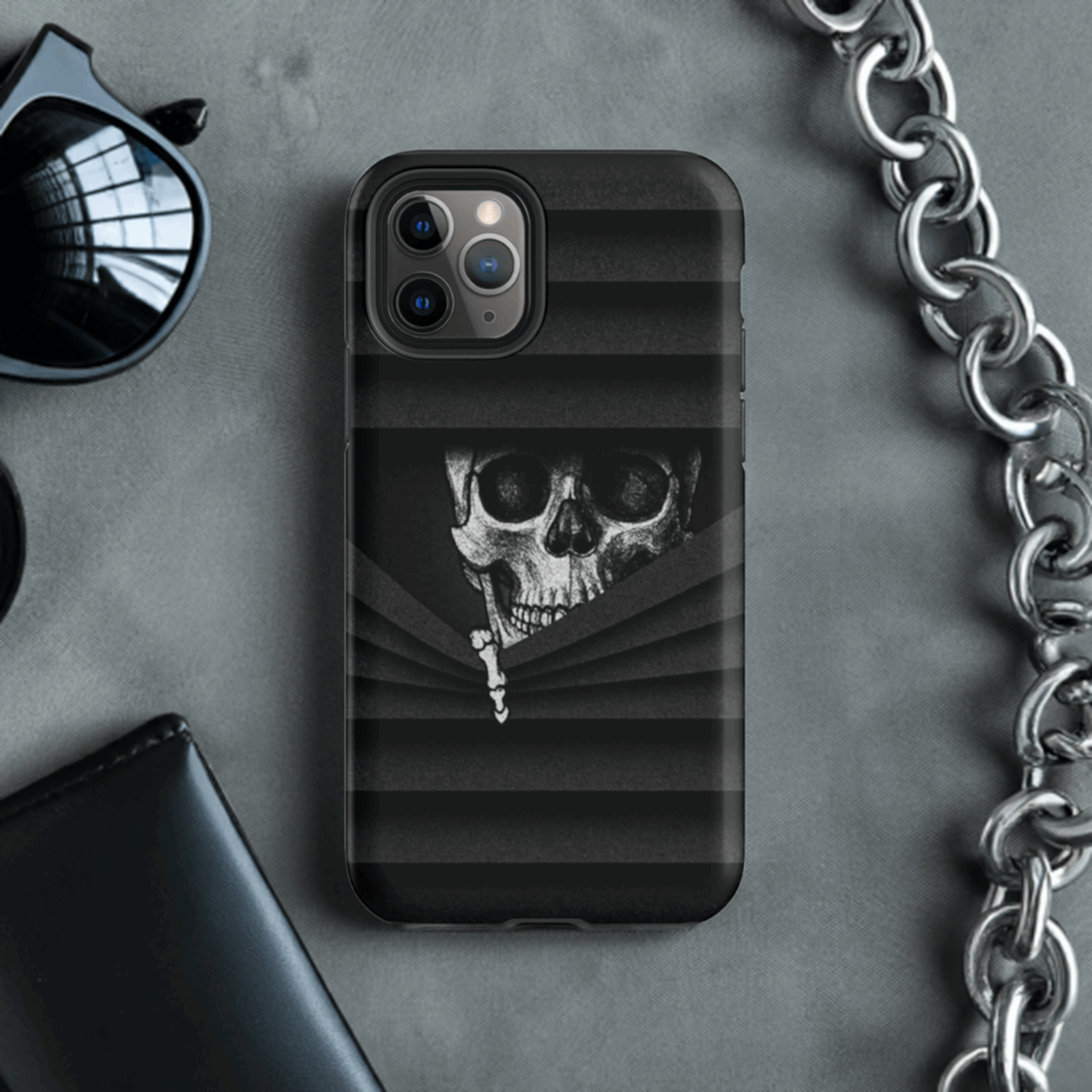 Shadow Skull iPhone Hard Case