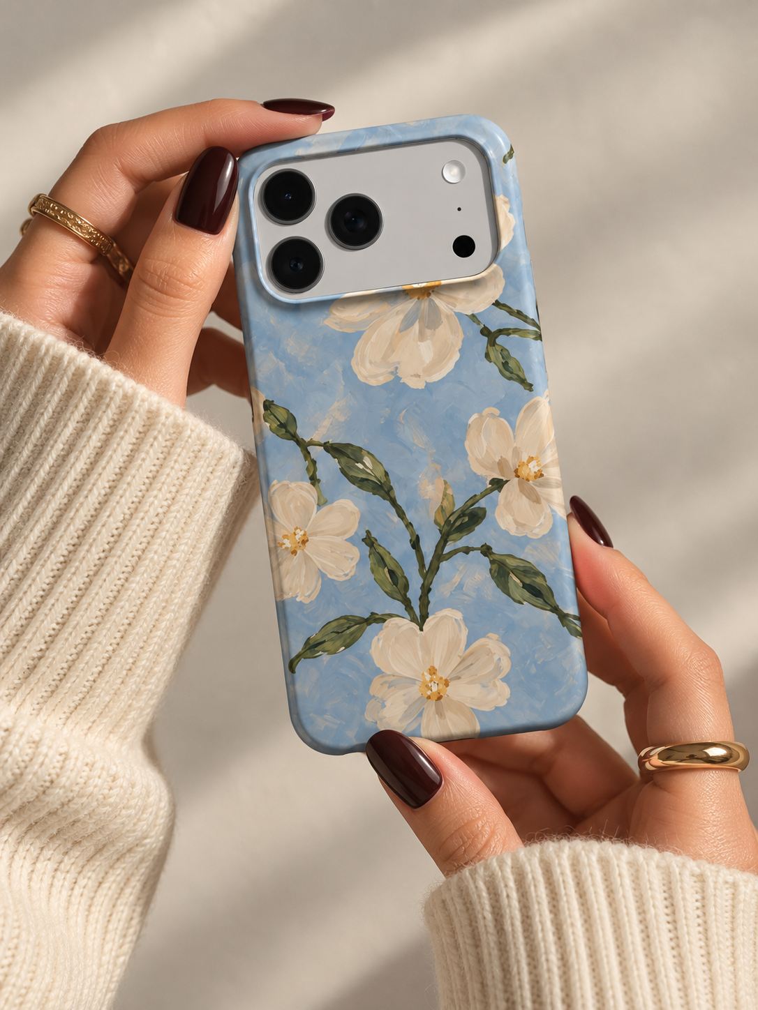 Morning Bloom | Painted Floral MagSafe iPhone Case