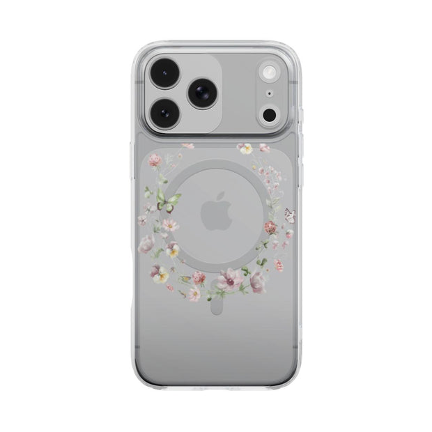 Butterfly Effect | Floral Butterfly MagSafe Clear iPhone Case