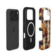Autumn Grace | Floral Plaid MagSafe iPhone Case