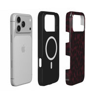 Bad Habit | Dark Burgundy Leopard Print MagSafe iPhone Case