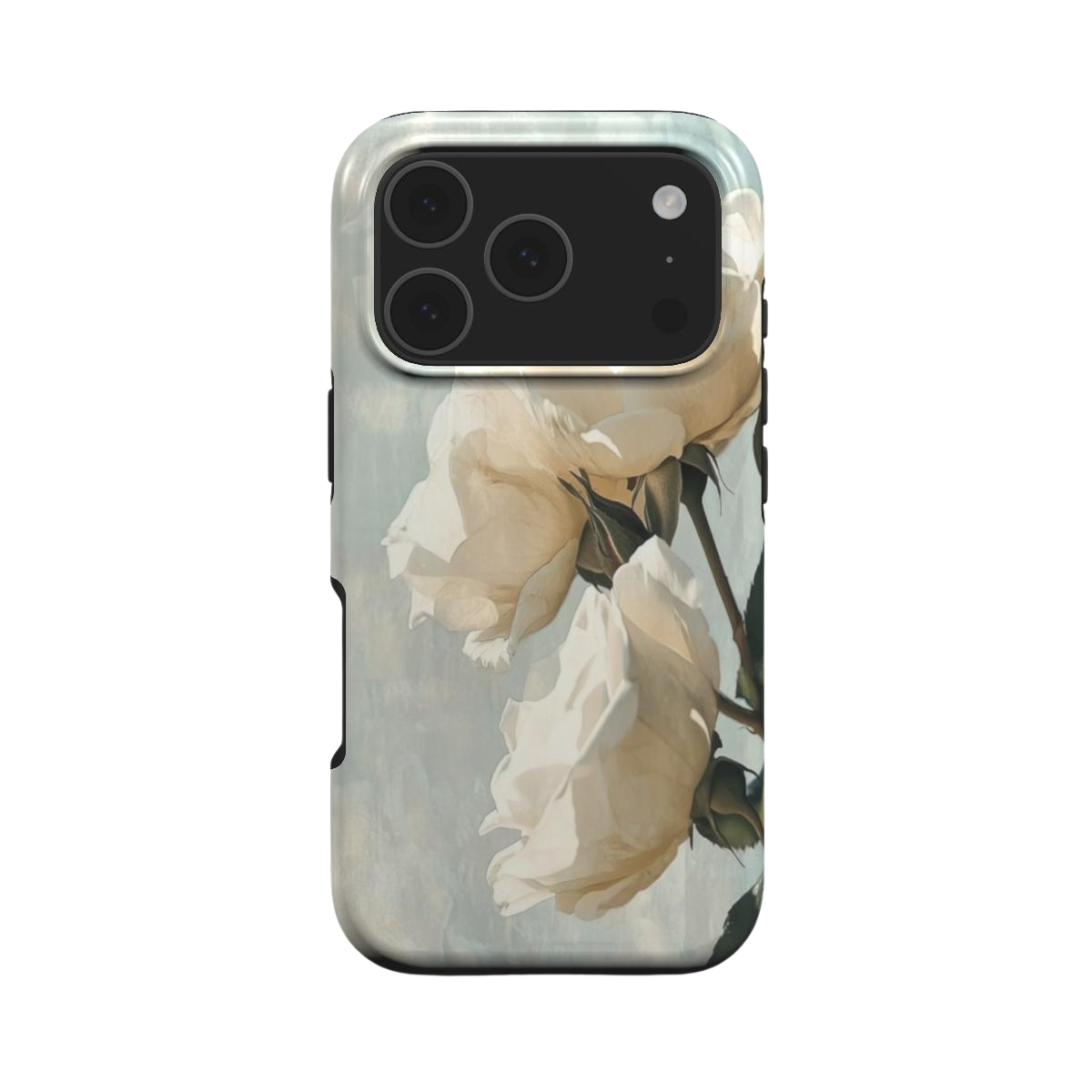 Ivory Bloom |  White Rose MagSafe iPhone Case