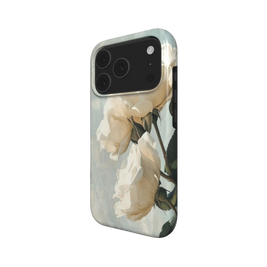 Ivory Bloom |  White Rose MagSafe iPhone Case