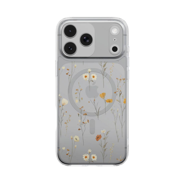 Pressed Days | Wildflower MagSafe Clear iPhone Case
