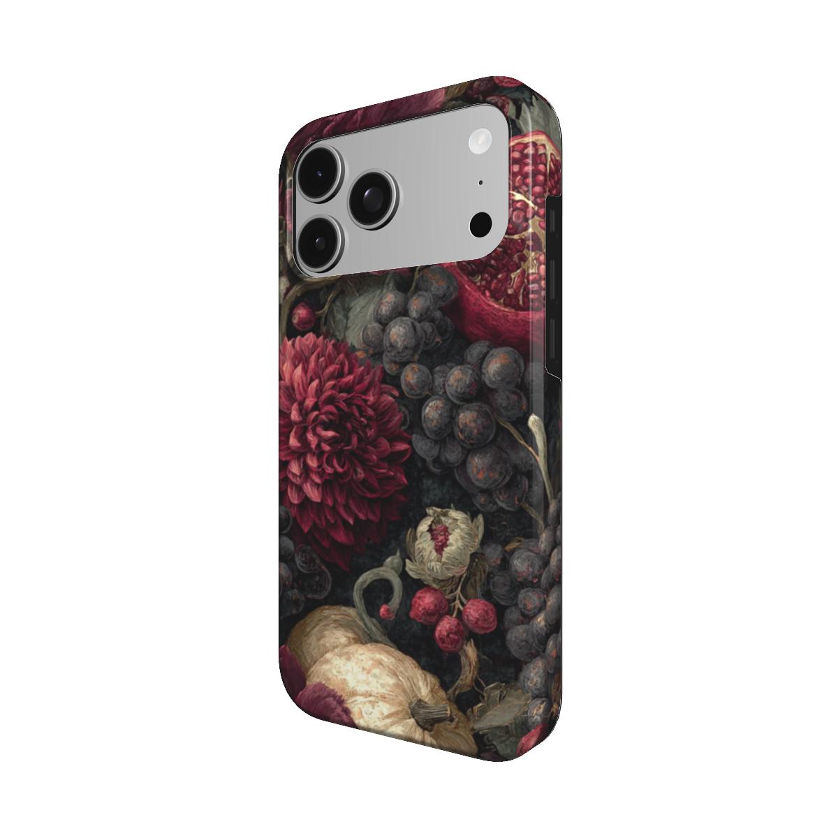 Baroque Harvest | Dark Botanical Still Life MagSafe iPhone Case