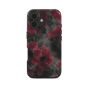 Crimson Eclipse | Dark Red Floral iPhone & Samsung Case