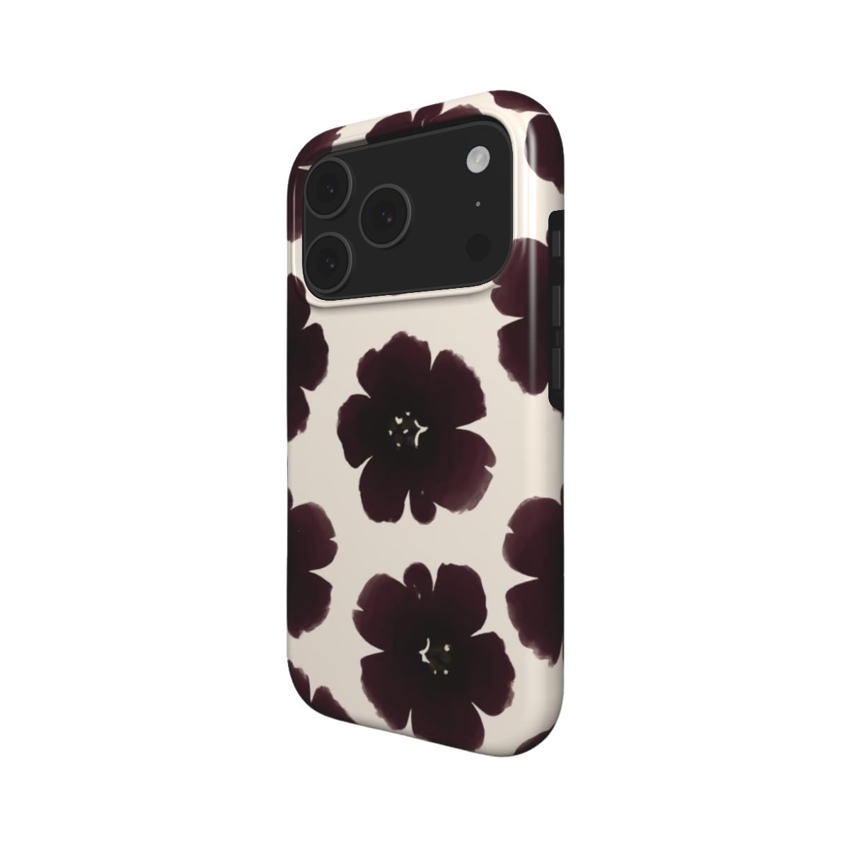 Black Dahlia | Dark Floral MagSafe iPhone Case