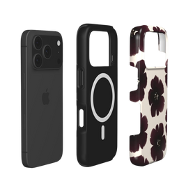 Black Dahlia | Dark Floral MagSafe iPhone Case