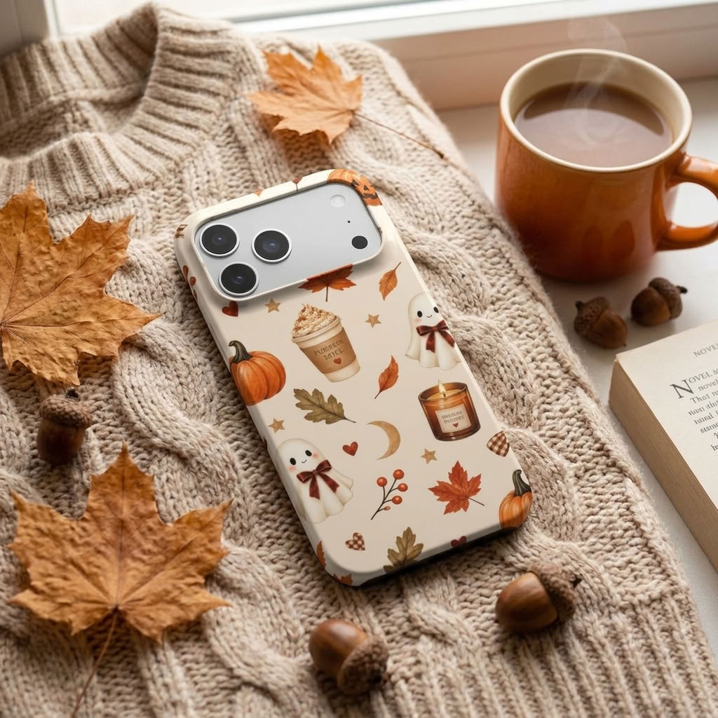 October Mood | Pumpkin Spice Halloween MagSafe iPhone Case