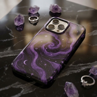 Night Spell | Purple Celestial Swirl MagSafe iPhone Case