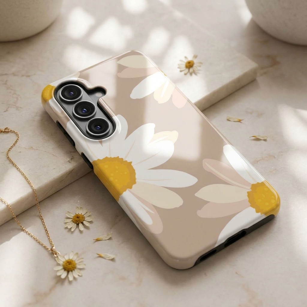 Margherita | Oversized Daisy Magnetic Samsung Galaxy Case