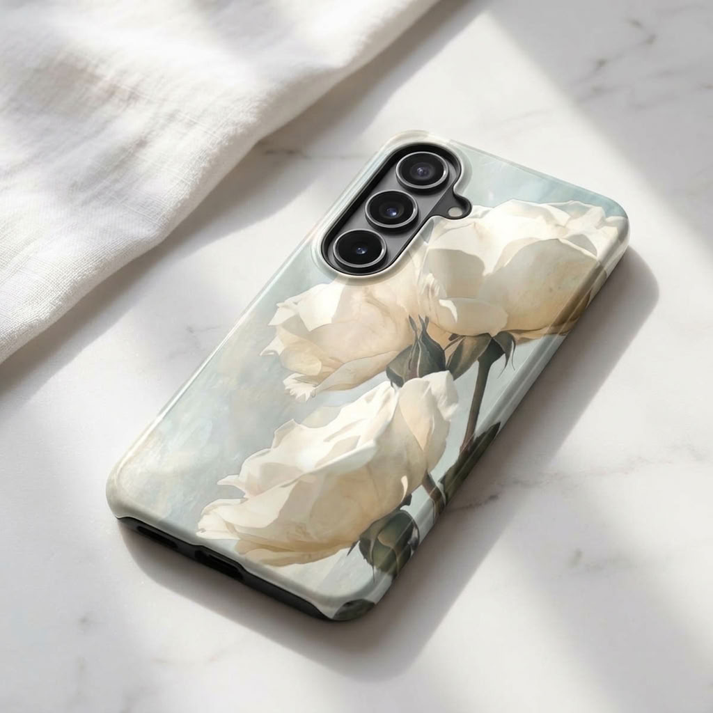 Ivory Bloom | Ivory Rose Magnetic Samsung Galaxy Case