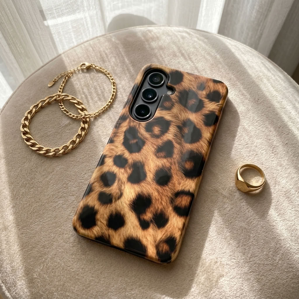Felina | Classic Leopard Print Magnetic Samsung Galaxy Case