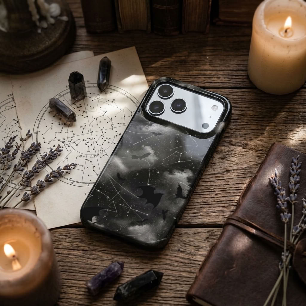 Dragon Sky | Gothic Dragon Galaxy MagSafe iPhone Case
