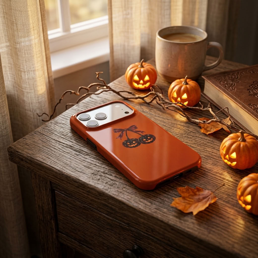 Trick or Chic | Coquette Jack-O’-Lantern MagSafe iPhone Case