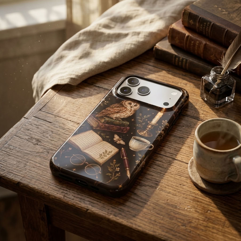 The Night Owl | Dark Academia Owl MagSafe iPhone Case