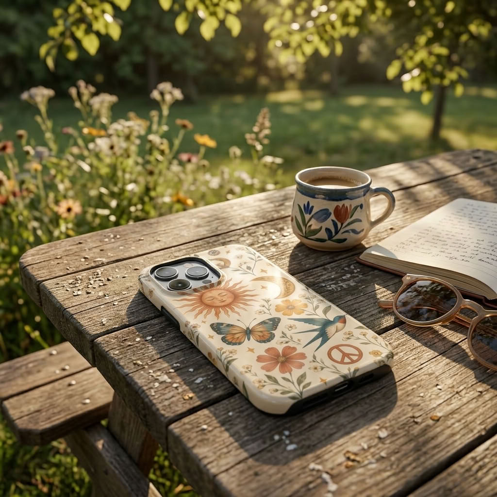 The Free Spirit | Boho Celestial MagSafe iPhone Case