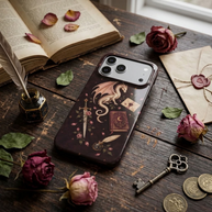 The Romantasy Reader | Dark Fantasy Bookish MagSafe iPhone Case