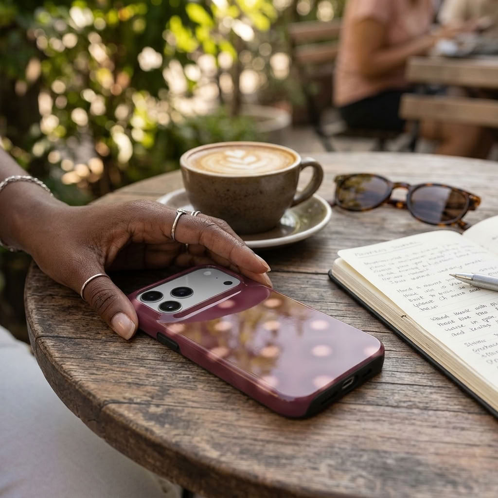 Faded Dot | Blurred Polka Dot MagSafe iPhone Case