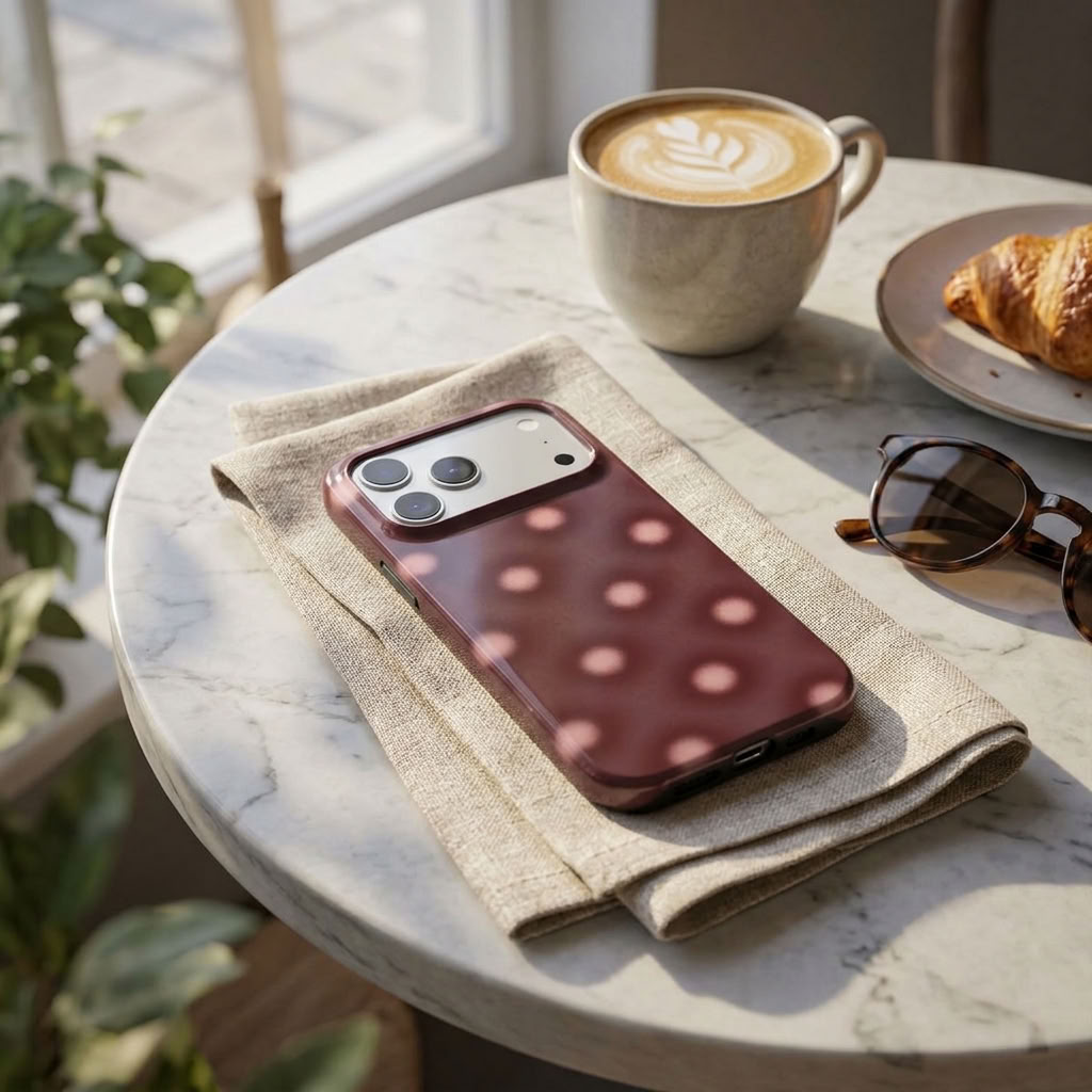 Faded Dot | Blurred Polka Dot MagSafe iPhone Case