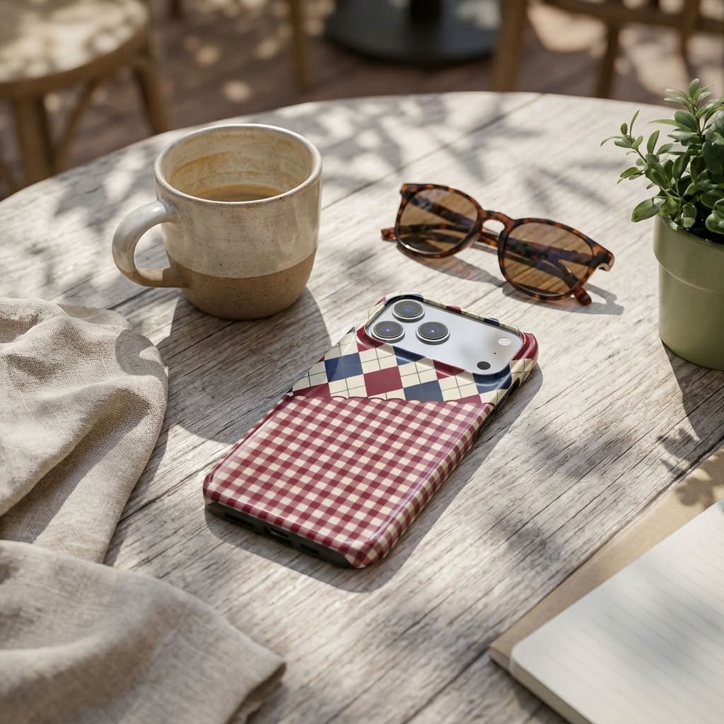 Prep Patch | Argyle & Gingham MagSafe iPhone Case