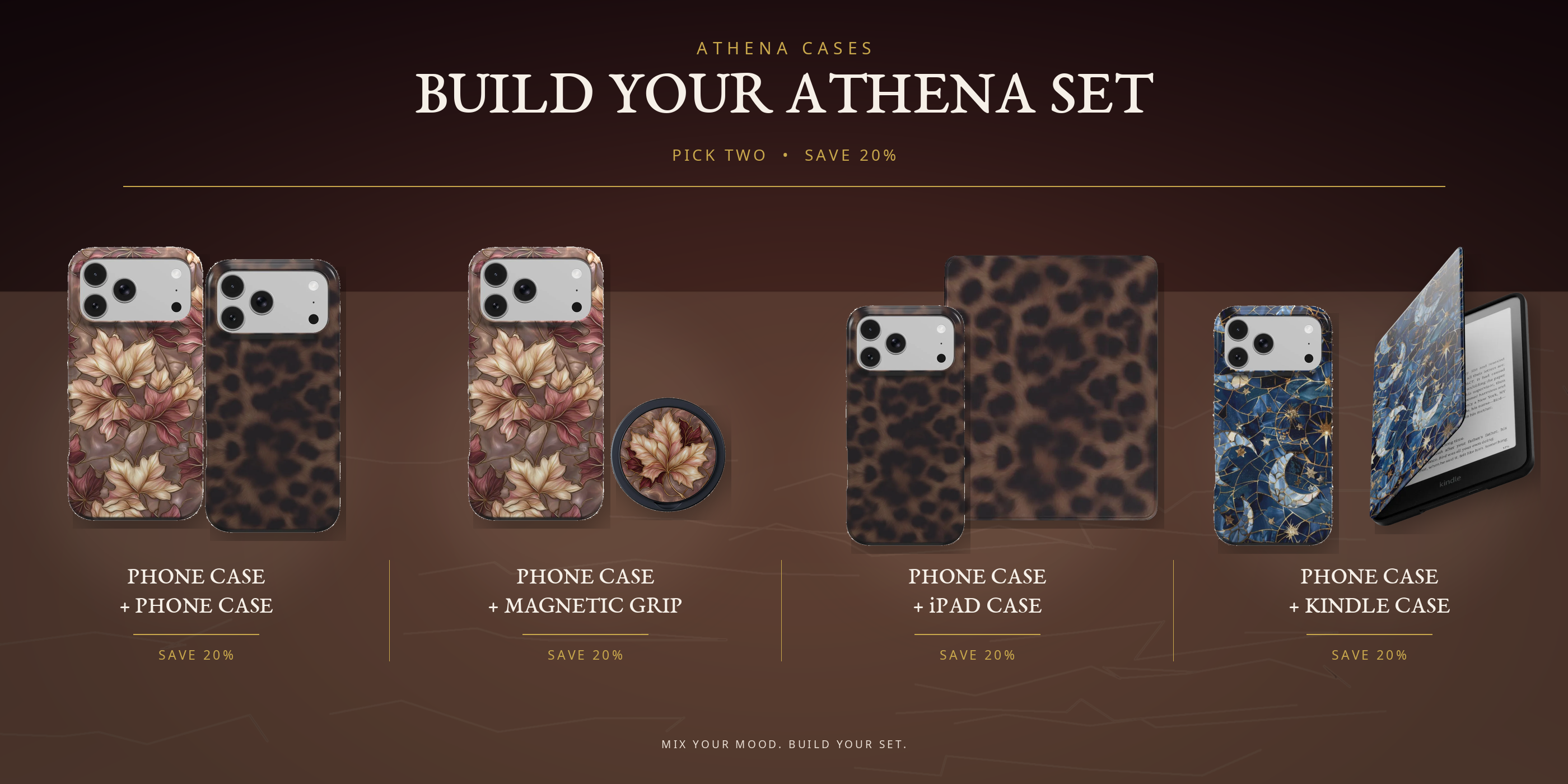 Build Your Athena Set — choose two Athena pieces and save 20%