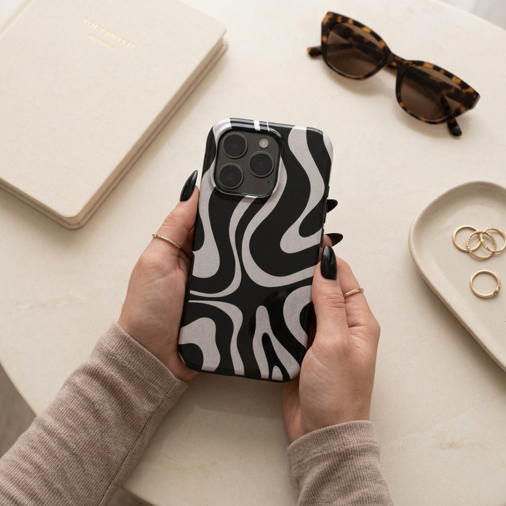 Echo | Abstract Liquid Swirl MagSafe iPhone Case